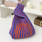 Green Beige Apple Stripes 20 x 12x35 cm