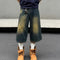 Jeans Cropped Desgastados Premium para Hombre