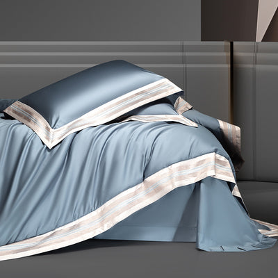 Juego de Cama 4 Piezas Algodón Puro Satinado con Bordados - Image 5