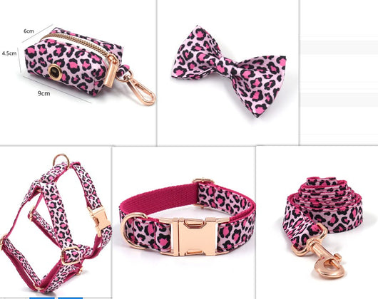 Set de Arnés Pecho y Espalda con Estampado Rayas + Bolsas Desechables para Mascotas - Image 24