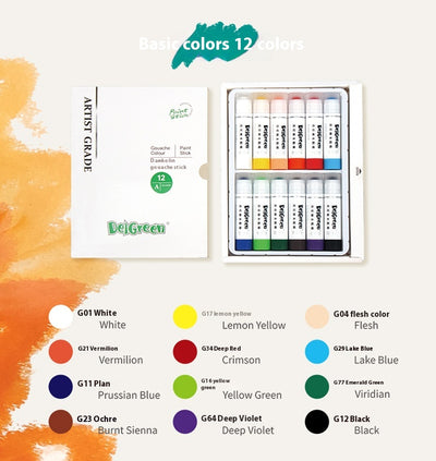Crayones de Gouache Sólido para Arte y Graffiti - Image 18