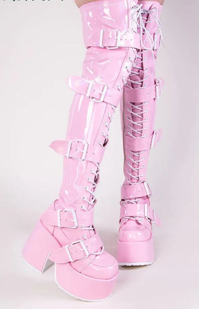 Botas Altas Impermeables con Plataforma y Hebilla para Mujer - Image 9