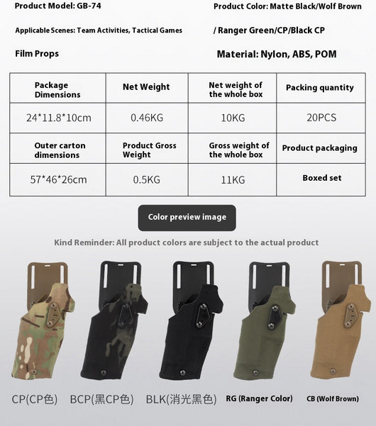 Bolsa Táctica para Pierna Ambidiestra para Actividades Outdoor - Image 24