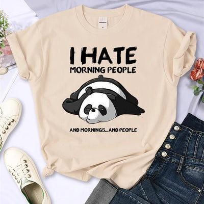 Playera Casual Unisex con Estampado de Panda Durmiente - Image 8