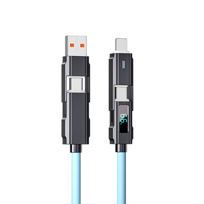 Cable USB-C 4 en 1 con Pantalla Digital y Carga Rápida PD - Image 8