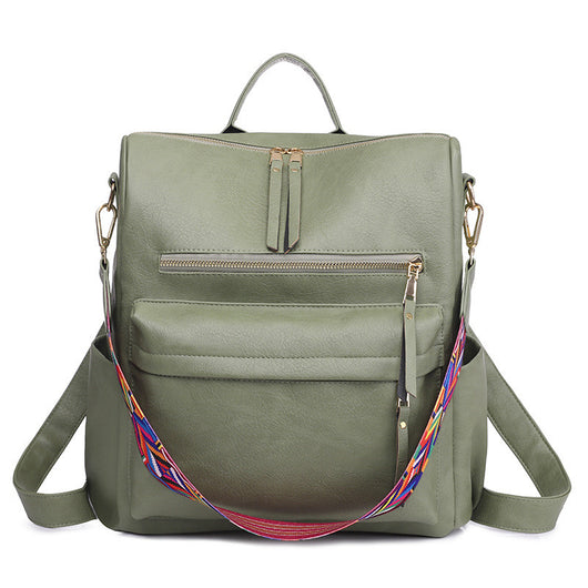 Mochila de Cuero Vintage con Gran Capacidad - Image 20
