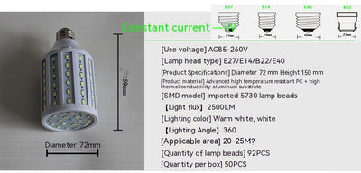Foco LED Tipo Mazorca de Alta Potencia Ultra Brillante - Image 10