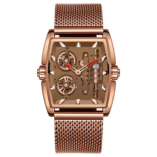 Reloj para Hombre con Malla Tipo Barril y Protección Anti-Milan - Image 11