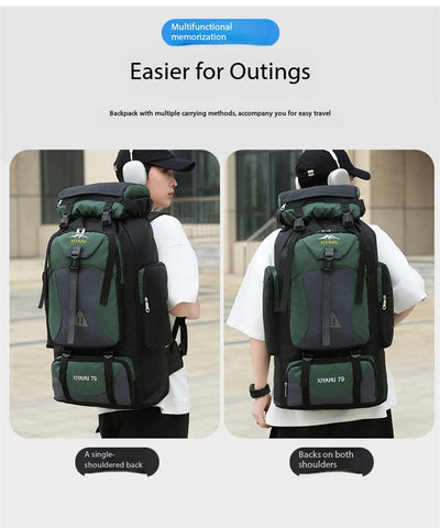Mochila de Trekking 70L para Senderismo, Camping y Viajes de Aventura - Image 14