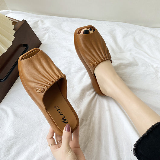 Sandalias Plataforma PVC Punta Abierta con Tacón Alto - Image 12