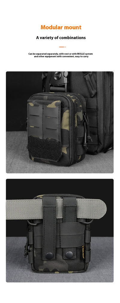 Bolsa Táctica Multifunción para Cintura - Kit Completo de Equipo Outdoor Camuflaje - Image 16