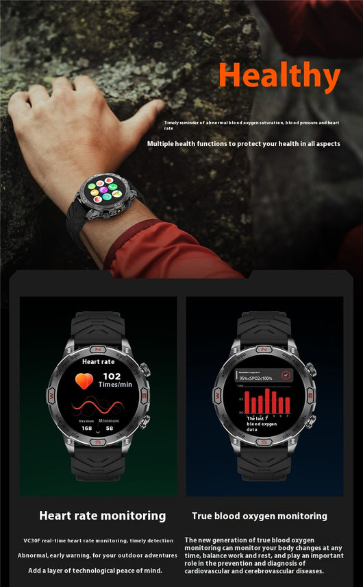 Reloj Deportivo Resistente con Pronóstico Climático y Cronómetro - Image 14