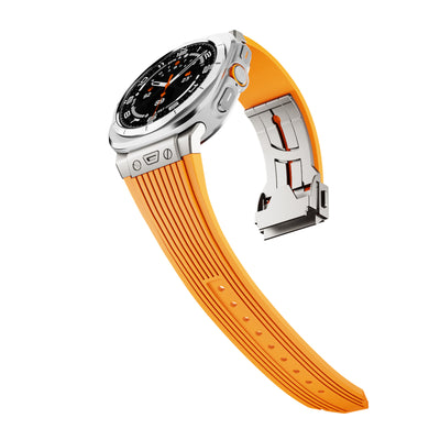 Correa de Reloj de Silicona y Aleación con Textura de Grano - Image 21