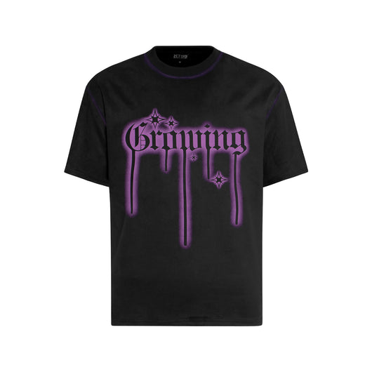 Playera para Hombre con Estampado Gótico en Tinta - Image 9