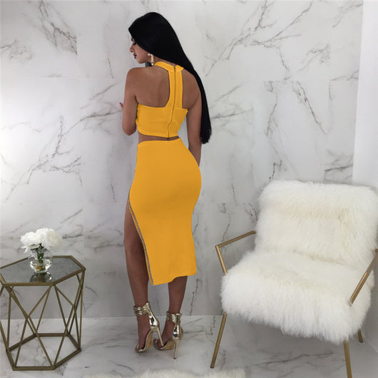 Traje sin mangas con aberturas laterales para mujer - Image 12