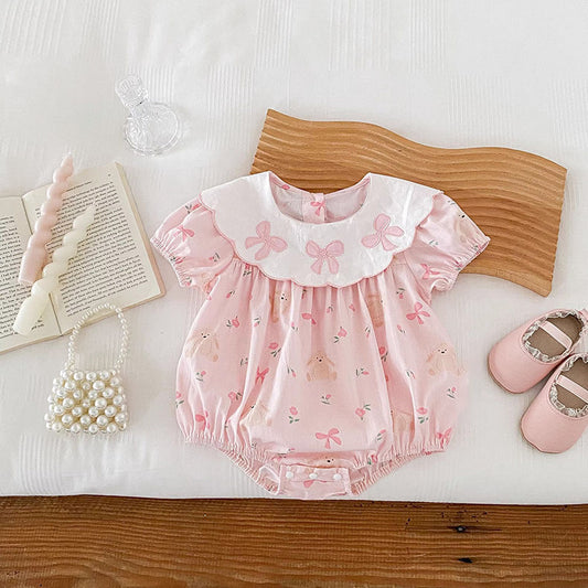 Enterizo Triangular para Bebé Princesa - Diseño Viral de Moda Infantil