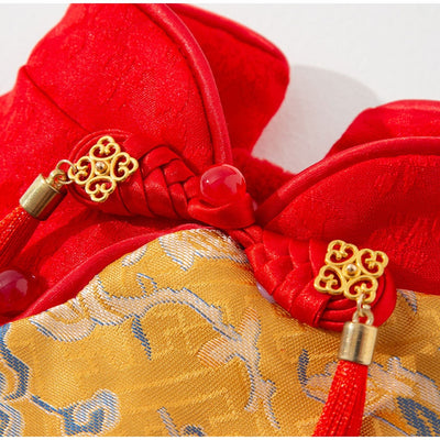 Chaleco Tang Tradicional con Estampado de Flor de Cerezo para Mascotas Pequeñas - Abrigo Cálido para Otoño e Invierno - Image 18