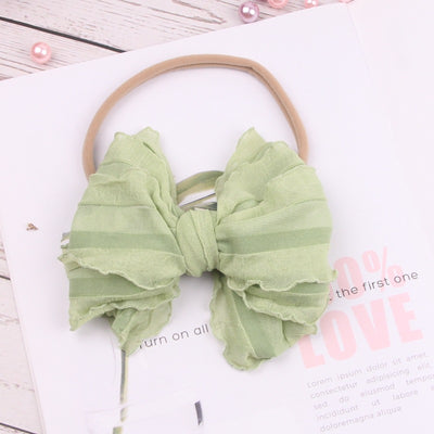 Diadema Infantil con Lazo de Encaje - Suave y Ligera - Image 2