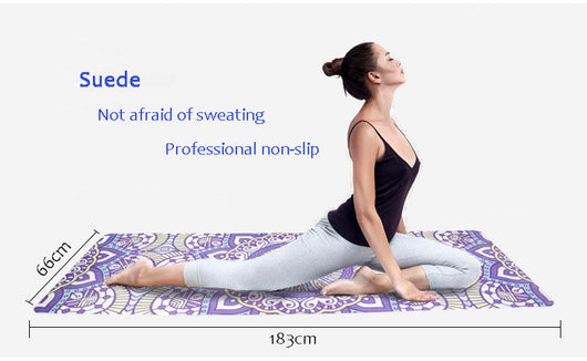 Tapete de Yoga Antideslizante Premium con Gamuza Suave - Image 3