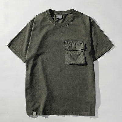 Camiseta Básica de Algodón para Hombre - Colores Sólidos - Image 14