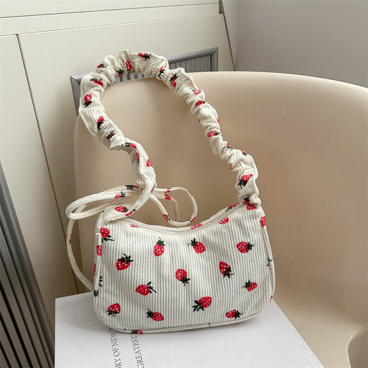 Bolsa Cuadrada de Pana Versátil para Commuter - Image 4
