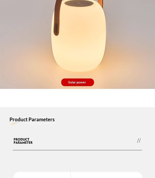 Lámpara Solar Portátil para Jardín con Sistema de Carga - Image 17
