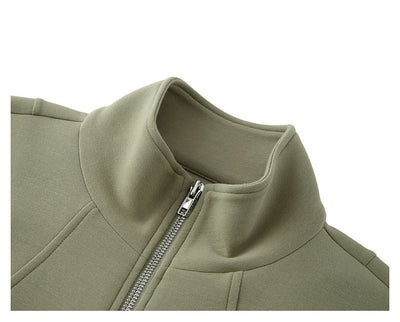Falda Sastre Casual Verde Guisante para Mujer - Image 17