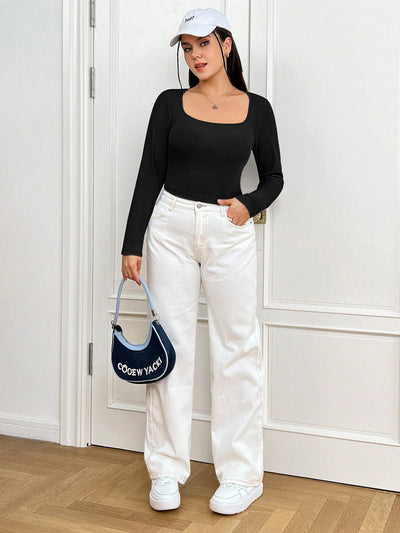 Blusa Elegante Ajustada de Manga Larga Efecto Reductor - Image 9