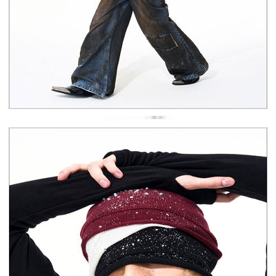 Gorro de Lana Cálido con Brillantes y Detalles Glitter - Image 11