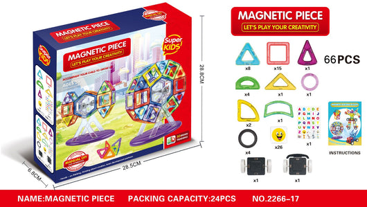 Bloques Magnéticos Educativos para Niños - Juguete de Construcción - Image 5