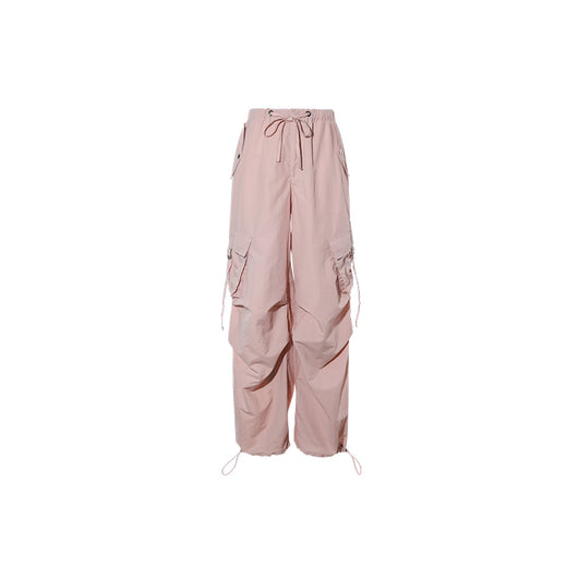 Pantalón Recto Ancho Cintura Media con Pliegues - Image 3