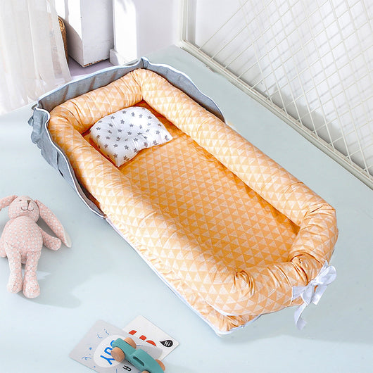 Cuna Portátil de Algodón para Bebé Recién Nacido Plegable - Image 21
