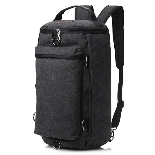 Mochila de Lona Multifuncional de Gran Capacidad para Hombre - Image 10