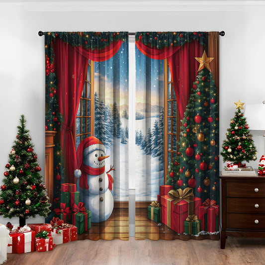 Cortinas Navideñas con Impresión Digital 3D