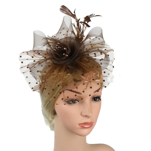 Diadema de Novia Elegante con Malla Billycock - Image 15