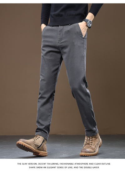Pantalones Casuales Rectos para Hombre Chaolunbu - Corte Clásico y Cómodo - Image 16