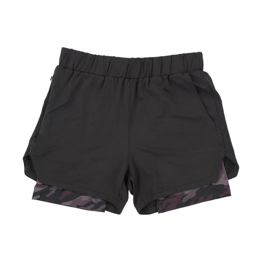 Shorts de Entrenamiento Deportivo Transpirable Doble para Hombre