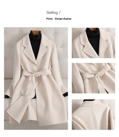 Abrigo de Cachemira Reversible para Otoño e Invierno - Image 11