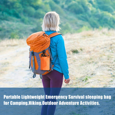 Saco de Emergencia Térmico Portátil - Manta Impermeable y Resistente al Viento para Camping - Image 12