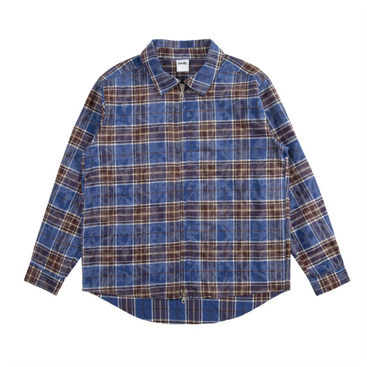 Camisa a Cuadros Desgastada para Hombre
