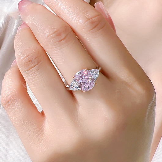 Anillo de Plata 925 con Diamante de Alto Carbono y Corte Hielo Triturado - Image 4