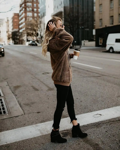 Sudadera con Capucha de Manga Larga Estilo Europeo - Image 31