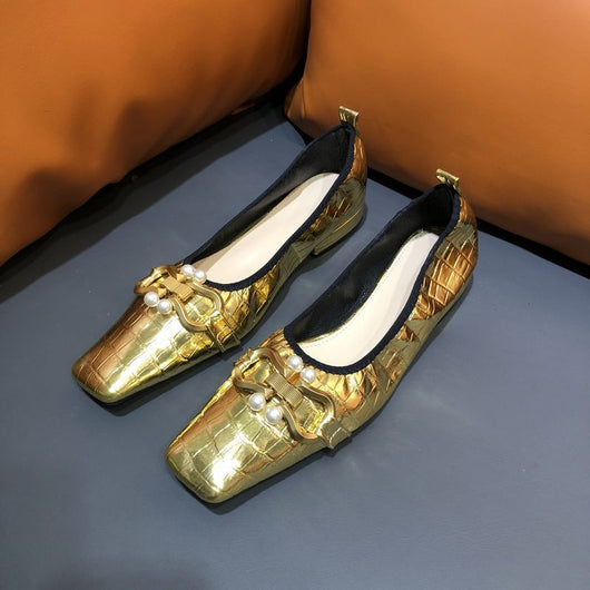 Zapatos Planos Mujer Punta Cuadrada Amoi - Image 11