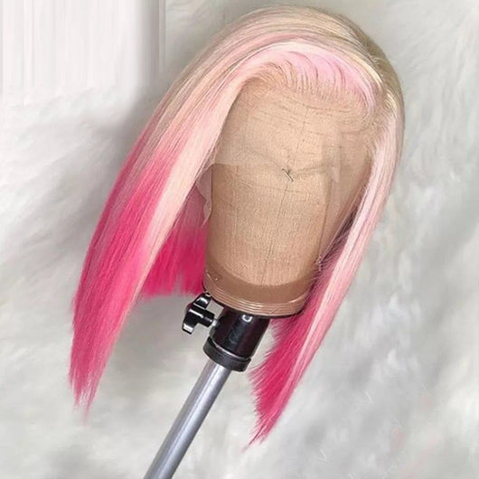 Peluca de Encaje Frontal Degradado - Cabello Humano Semimecánico Premium - Image 3