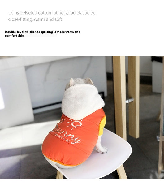 Abrigo Térmico Reversible para Perros y Gatos - Algodón Grueso con Forro Polar Invierno - Image 14