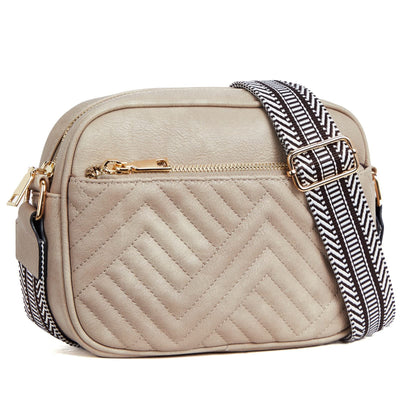 Bolsa Crossbody Multiusos con Diseño Vaca y Cierre de Cremallera - Image 20