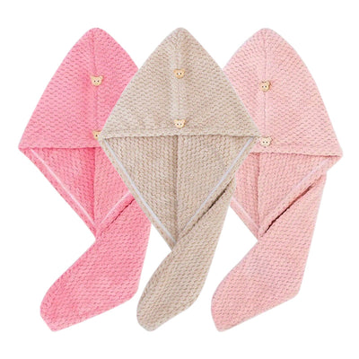 Toalla Secadora de Cabello Coral Piña - Absorbente Rápida - Image 6