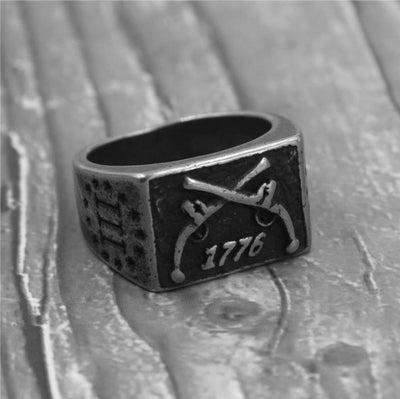 Anillo de Acero Titanio Vintage para Hombre - Image 6