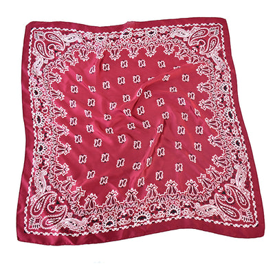 Pañuelo Profesional Estampado Paisley 70cm para Mujer - Image 15