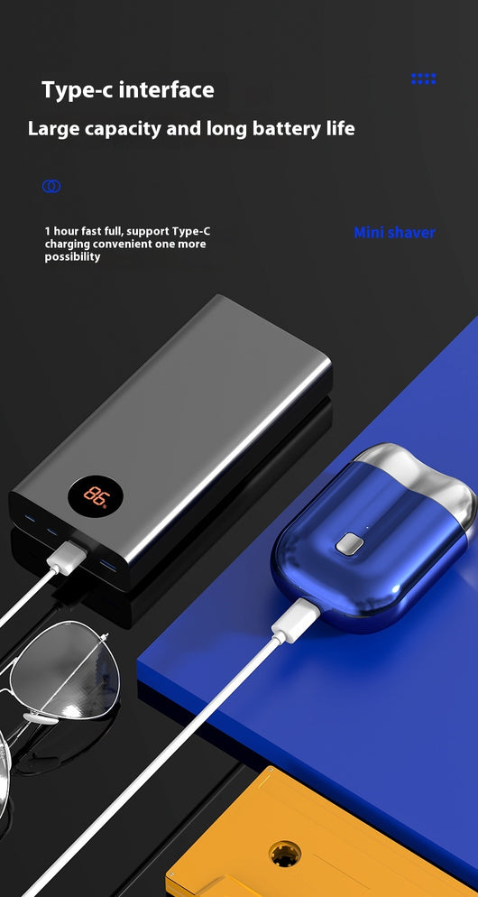 Afeitadora Eléctrica Portátil Recargable para Hombre - Image 9